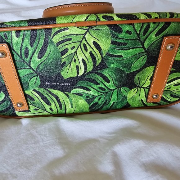 Dooney & Bourke Monstera Purse - Handbag - Zip Satchel - Picture 7 of 13